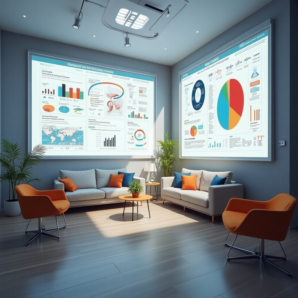 Various reports displayed