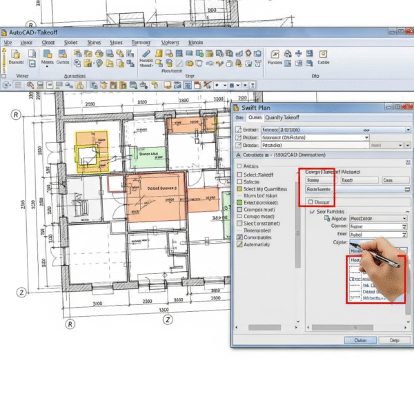 Quantity take-off using software